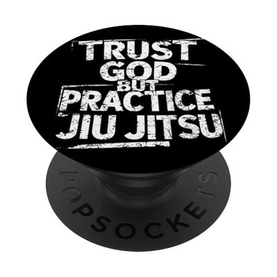 Entrena Jiu Jitsu con Mente Fuerte y Disciplina PopSockets PopGrip Adhesivo
