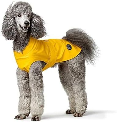 Hunter Chubasquero Milford para Perros, Color Amarillo, Talla 50