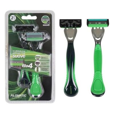 Filomatic 193363 Set of 2 Four Leaf Razors