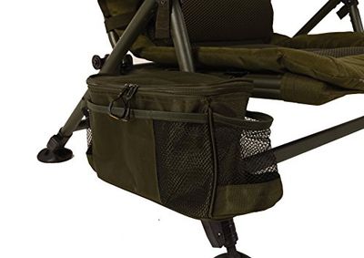 Solar Tackle SP Chair Side Pocket Bolsillo Lateral para Silla, Unisex Adulto, Verde, Talla única