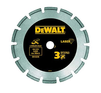 Dewalt DT3763-XJ - Disco de diamante 230 mm corte de materiais duros e granito