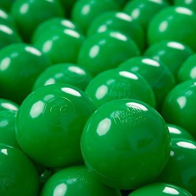 KiddyMoon Plastic Ballen Voor Kinderen Ø 7 Cm Kleurig Gecertificerd Gemakt In EU, Groen,700 Ballen