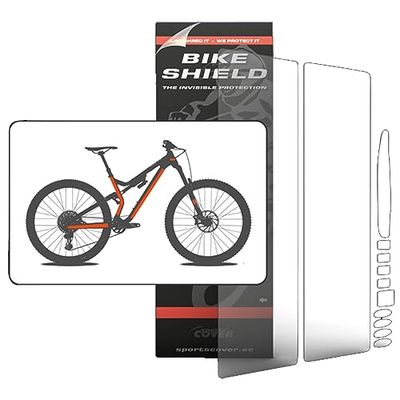 Cykelsköld full pack överdimensionerat ramskydd, matt finish