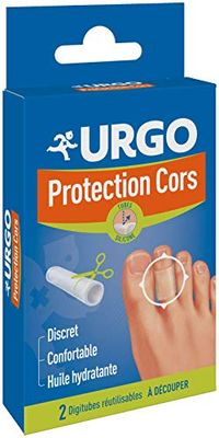 Urgo - Protezione Cors - Digitubes in silicone da tagliare - Protegge e idrata - 2 digitubi