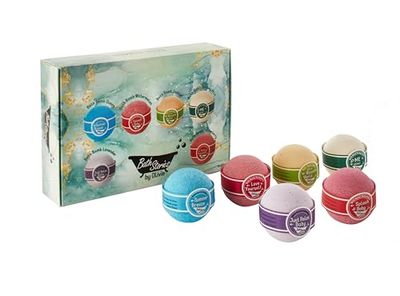 Confezione regalo con 6 bombe da bagno