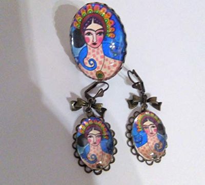 Set anello e orecchini: Frida