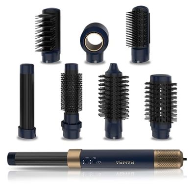Cecotec - Brosse Soufflante CeramicCare AirGlam Blue 1400W, Technologie Coanda, 3 Vitesses, 3 Températures, Contrôle Intelligent de la Chaleur, 110000rpm
