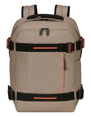 American Tourister Mochila Urban Track para portátil de 15,6 pulgadas, 45 cm, 29 L, 3 compartimentos grandes, ergonómica, tapizada para portátil, verde (caqui oscuro)