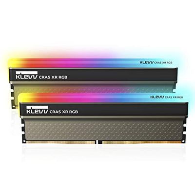 KLEVV CRAS X RGB 16 Go (2 x 8 Go) 3600 MHz Mémoire de Jeu DDR4-RAM XMP 2.0 Haute Performance