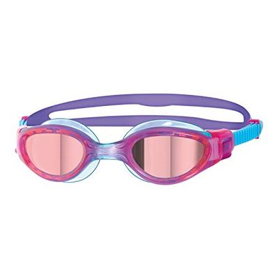 Zoggs Unisex-ungdom fantom elit spegel simglasögon, rosa/lila/spegel, s (6-14 år)