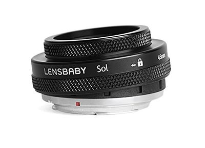 Lensbaby - Sol 45 - para Nikon F - Sweet Spot - Soft Bokeh - Compatível com uma grande variedade de câmaras