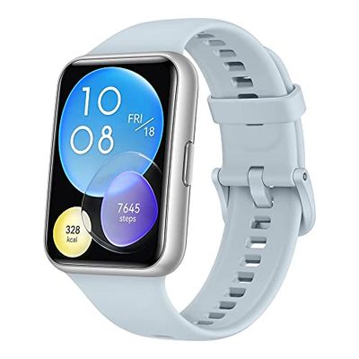 HUAWEI Watch Fit 2 Smartwatch con GPS, Bluetooth, Gestión de Vida Saludable, Batería Larga Duración, Animaciones Entrenamiento Rápido, Monitorización SpO2, Azul, Reloj Deportivo