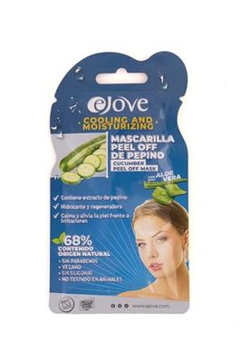Ejove Maschera Viso Peel Off Cetriolo | Riduce il grasso in eccesso | Rinfresca e lenisce la pelle | Pelle Radiante e Ringiovanita