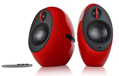 Edifier E25HD Luna Eclipse - Altoparlanti Bluetooth 4.0 con telecomando, colore: Rosso