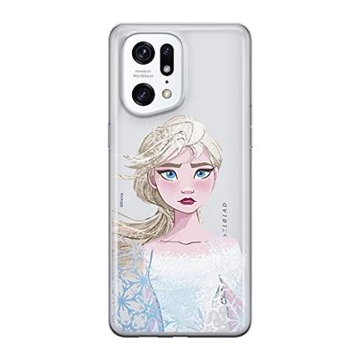 ERT GROUP mobiel telefoonhoesje voor Oppo FIND X5 PRO origineel en officieel erkend Disney patroon Elsa 014 optimaal aangepast aan de vorm van de mobiele telefoon, gedeeltelijk bedrukt
