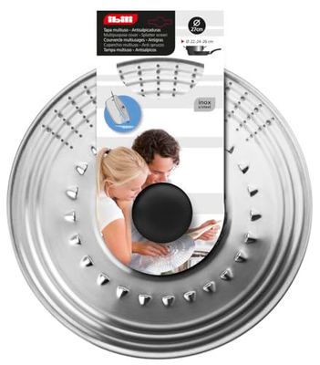 Brightium Coperchio multiuso scolapiatti Ø27 cm, realizzato in materiale resistente, ideale per coprire pentole e scolare alimenti.