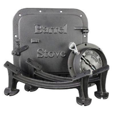 US Stove Barrel Camp Kachel Kit, Multi, Zwart, 1