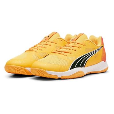 PUMA Unisex Eliminate Turbo buty halowe, Sun Stream Sunset Glow PUMA Black, 40.5 EU