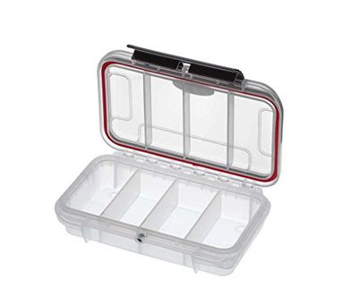 Plastica Panaro Valigetta Pesca MAX001T, per Trasportare, Proteggere e Organizzare l'Attrezzatura, Trasparente, Dimensioni Esterne 175 x 115 x H47