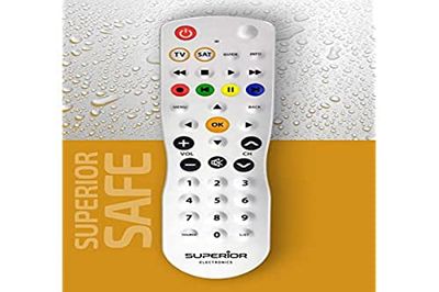 Superior Electronics SUPTWW001 universele afstandsbediening met twee geheugenbanken, wit