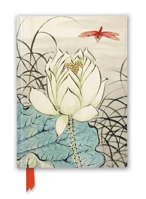 Ashmolean: Ren Xiong: Lotus Flower and Dragonfly (Foiled Journal) (Flame Tree Notebooks)