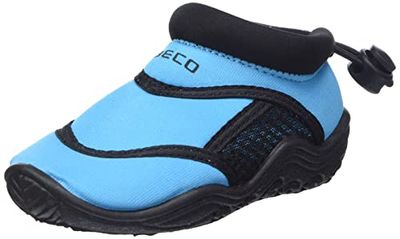 Beco Surf-Und Badeschuhe-92171 Chaussures de Sports Aquatiques Mixte Enfant, Turquoise (Türkis/Schwarz 660), 32 EU