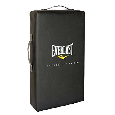 Everlast Unsiex Almofadas para soco de boxe desportivo para adultos escudo para golpes de artes marciais mistas, preto, tamanho único