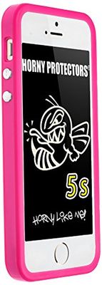 Horny Protectors iP5s-2003 Bumper TPU beschermhoes voor Apple iPhone 5S roze