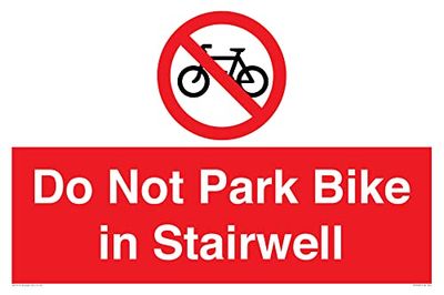 Do Not Park Bike in Trapbord - 600x400mm - A2L