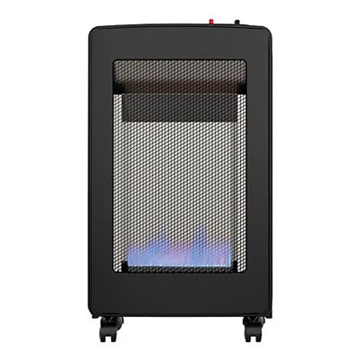 Binnenshuis gasfornuis, opvouwbaar, blauwe vlam, lang - warmte en elegant ontwerp. Perfect om een gezellige sfeer in elke kamer te creëren, efficiënt en veilig. Ideaal voor uw huis.