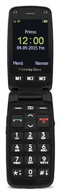 Doro Primo 406 - mobile phones (Single SIM, Alarm clock, Calculator, Calendar, Lithium-Ion (Li-Ion), GSM, Micro-USB, 240 x 320 pixels)