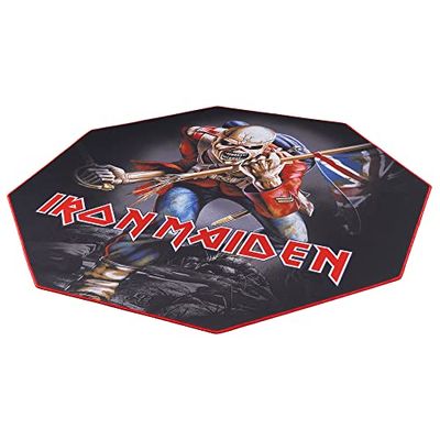 SUBSONIC Iron Maiden – antypoślizgowa mata podłogowa dla graczy i krzesła biurowego