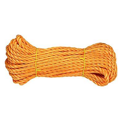 Connex DY2701301 universallina/båtskena, 8,0 mm x 20 m efter EN699, tål belastning upp till 130 kg, orange, 8.0 mm x 30 m