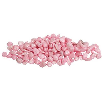 Amtra Fluo Gravel - Decorativo per acquario, ghiaia ceramizzata per fondale, per Acquario di acqua dolce e salata, privo di polveri, Rosa, 350 G