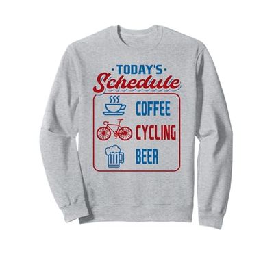 Programma di oggi Caffè Ciclismo Birra Bicicletta Bere Felpa