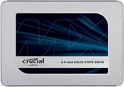 Crucial MX500 1TB 3D NAND SATA de 2,5 pulgadas SSD Interno - Hasta 560MB/s - CT1000MX500SSD101 (Edición Acronis)