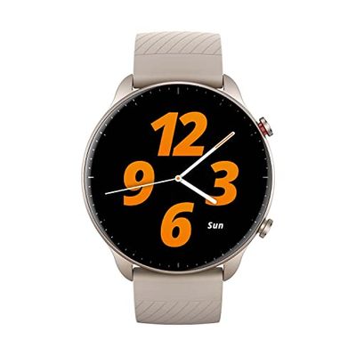 Amazfit GTR 2 46mm smartwatch med Bluetooth-samtal, 3 GB musiklagring, sportklocka med 90 sportlägen, hjärtfrekvens- och SpO2-mätning, fungerar med Alexa