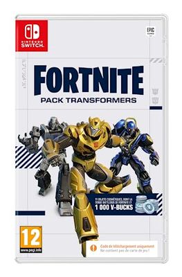 Fortnite Videospel voor Switch Pack Transformers (FR) download-code