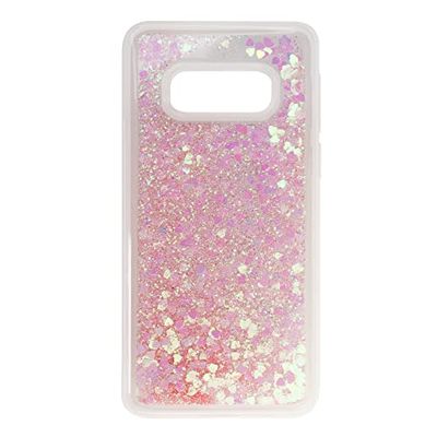 Babaco Telefoonhoesje voor Samsung S10e Liquid Glitter Effect, Roze