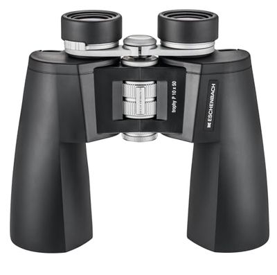 Eschenbach Optik Trophy P Binóculos (10 x 50 mm, luminosos, robustos, resistentes à natureza, cor preta