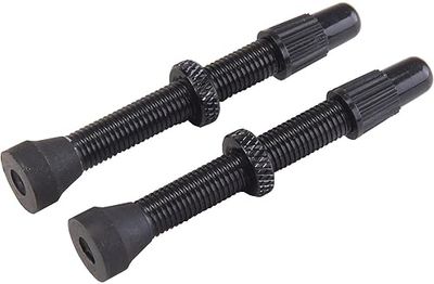 SHIMANO VAR Válvula Presta - 2ud 44mm Aluminio Negro