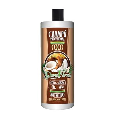 DONA FLORA - Shampoo Nutriente al Cocco e Argan | Nutrizione Intensa | Idratazione Profonda | Forza e Lucentezza | Riparazione dei Danni | Formula Delicata e Naturale - 1000 ml