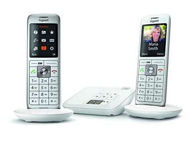 Gigaset CL660A Duo - Téléphone fixe sans fil - Répondeur - 2 combinés - Blanc [Version Française]