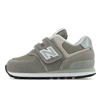 New Balance Baby Jongens 574 Sneaker, Grijs, 2.5 UK Kind