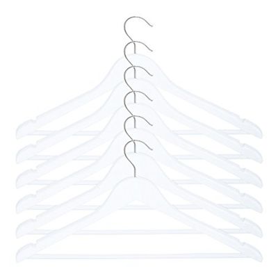 MSV Set di Ganci, Legno, Bianco, 115 x 44 x 51 cm