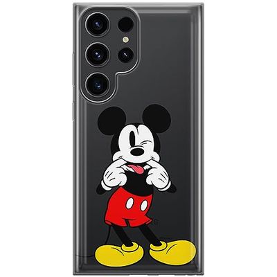 ERT GROUP etui na telefon Samsung S23 ULTRA, case oryginalny i oficjalnie licencjonowany przez Disney, wzór Mickey 053, optymalnie dopasowane, plecki z TPU częściowo przeźroczyste