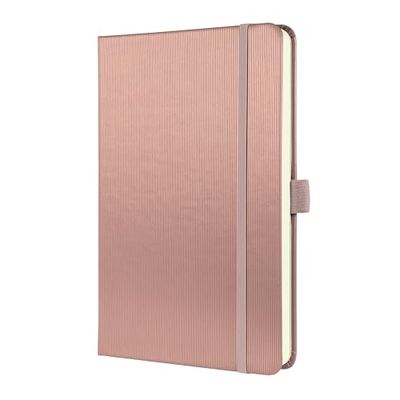 SIGEL CO401 Conceptum Taccuino, a righe, circa A5, rosa, copertina rigida, 194 pagine