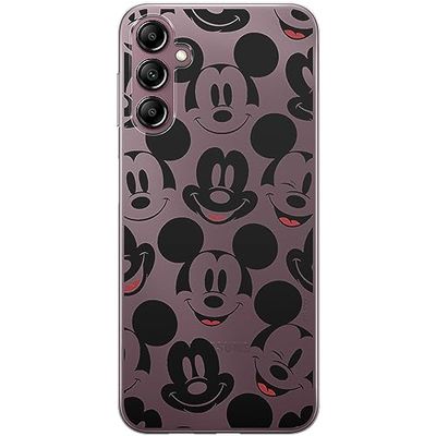 ERT GROUP etui na telefon Samsung A14 4G/5G, case oryginalny i oficjalnie licencjonowany przez Disney, wzór Mickey 018, optymalnie dopasowane, plecki z TPU częściowo przeźroczyste