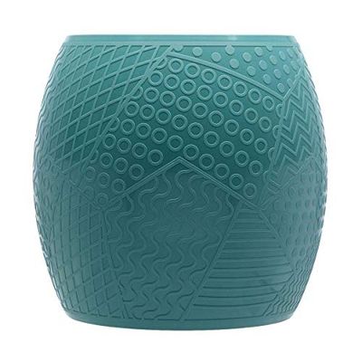 Kartell Roy, banquinho, plástico, verde petróleo, 43 x 45 x 43 cm
