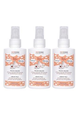 Deacare Zestaw 3 butelek z naturalnymi płynami dla dzieci i niemowląt. Chłodzi, suszy i reguluje pot, 3 x 100 ml